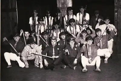 Borge during military service